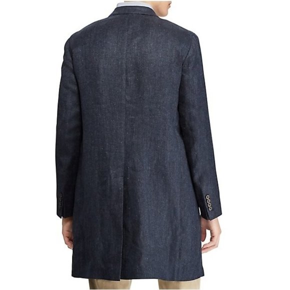 🎁 Polo Ralph Lauren Twill Chesterfield Coat - Picture 2 of 10